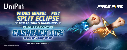 Faded Wheel Split Eclipse Hadir di Free Fire, Dapatkan Cashback dan Skin Tinju Baru
